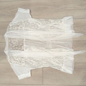 Lolita Open Front Lace Cover Up
